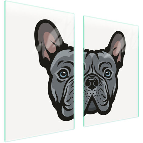 PLACA PROTECTORA DE VIDRIO PARA COCINA 65x52 PERRO