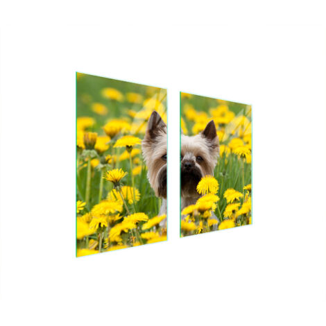 PLACA PROTECTORA DE VIDRIO PARA COCINA 65x52 PERRO