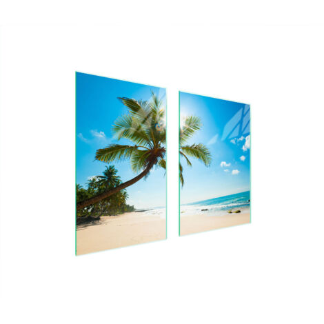 PLACA PROTECTORA DE VIDRIO PARA COCINA 65x52 PLAYA