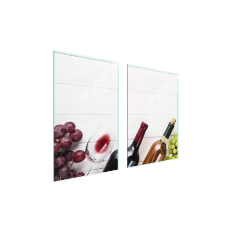 PLACA PROTECTORA DE VIDRIO PARA COCINA 65x52 VINO