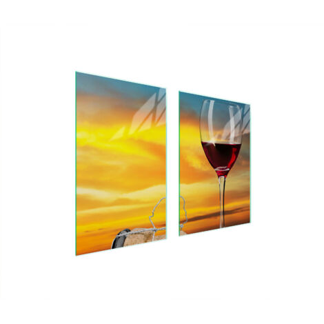 PLACA PROTECTORA DE VIDRIO PARA COCINA 65x52 VINO