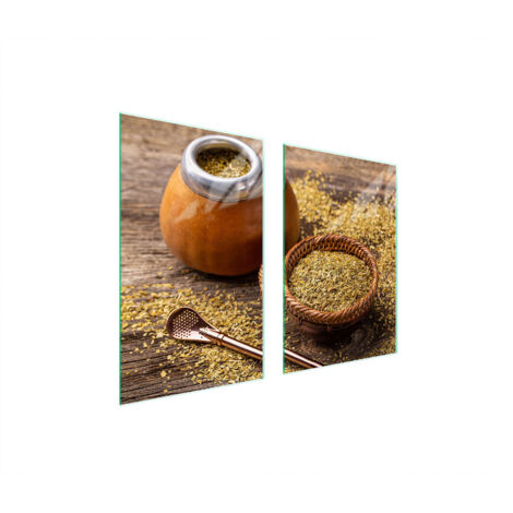 PLACA PROTECTORA DE VIDRIO PARA COCINA 65x52 YERBA