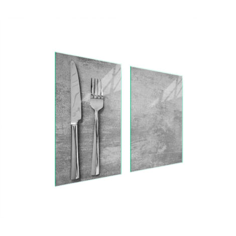 PLACA PROTECTORA DE VIDRIO PARA CUBIERTOS DE COCINA 65x52