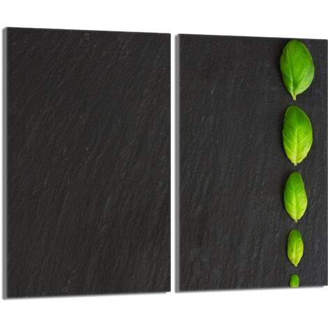 Placa protectora de vidrio para estufa 2x30x52 Albahaca