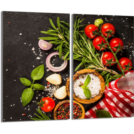 Placa protectora de vidrio para estufa 2x30x52 Alimentos