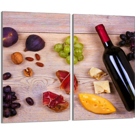 Placa protectora de vidrio para estufa 2x30x52 Alimentos