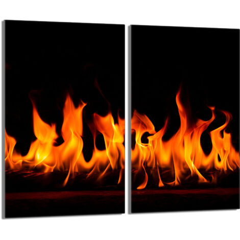Placa protectora de vidrio para estufa 2x30x52 Fire