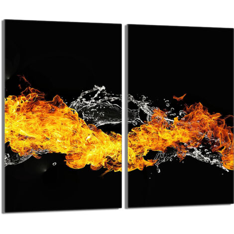 Placa protectora de vidrio para estufa 2x30x52 Fire