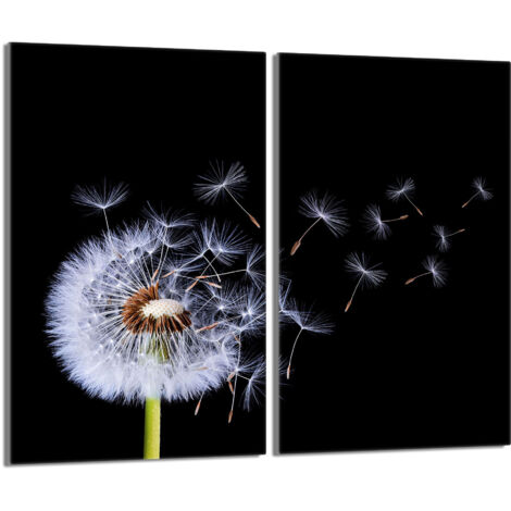 Placa protectora de vidrio para estufa 2x30x52 Flor