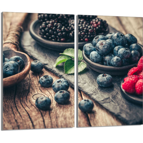 Placa protectora de vidrio para estufa 2x30x52 Fruta