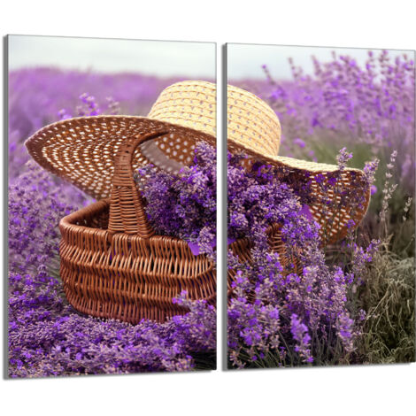 Placa protectora de vidrio para estufa 2x30x52 Lavanda