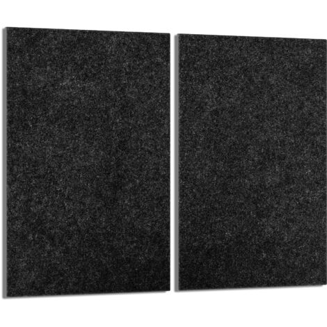 Placa protectora de vidrio para estufa 2x30x52 Pizarra
