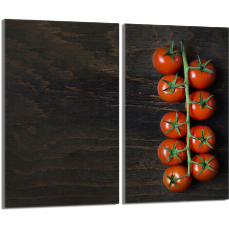 Placa protectora de vidrio para estufa 2x30x52 Tomate