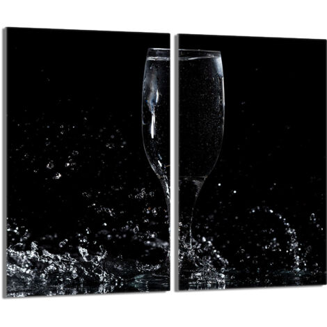 Placa protectora de vidrio para estufa 2x30x52 Vino