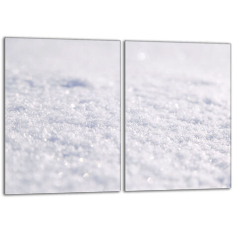 Placa protectora de vidrio para estufa 2x40x52 Blanco