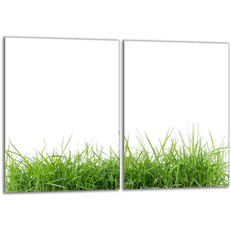 Placa protectora de vidrio para estufa 2x40x52 Blanco
