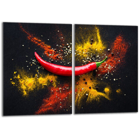 Placa protectora de vidrio para estufa 2x40x52 Chilli