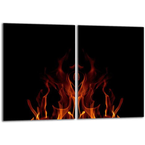 Placa protectora de vidrio para estufa 2x40x52 Fire