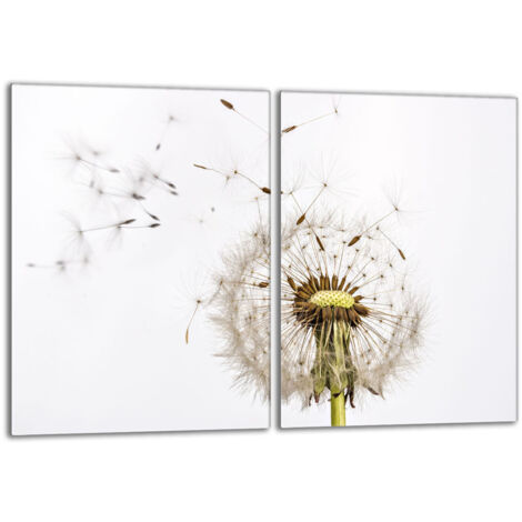 Placa protectora de vidrio para estufa 2x40x52 Flor