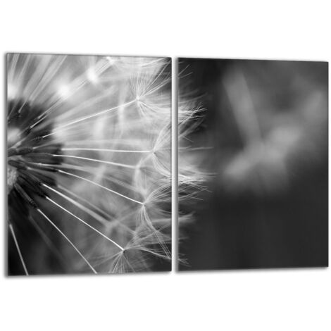 Placa protectora de vidrio para estufa 2x40x52 Flor