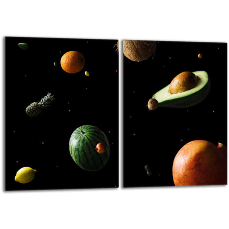 Placa protectora de vidrio para estufa 2x40x52 Fruta