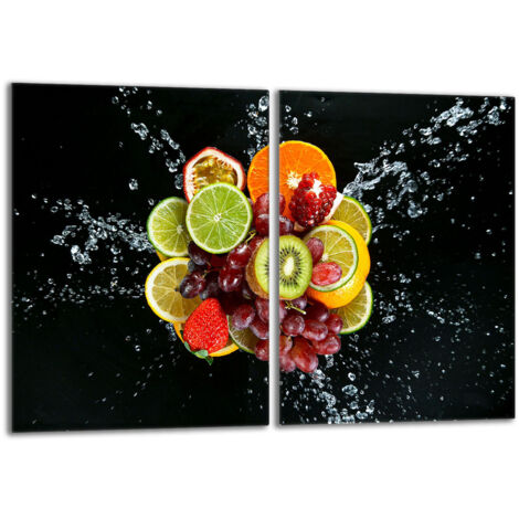 Placa protectora de vidrio para estufa 2x40x52 Fruta