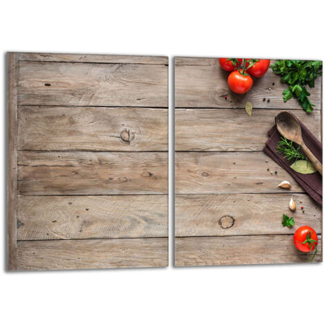 Placa protectora de vidrio para estufa 2x40x52 Leña