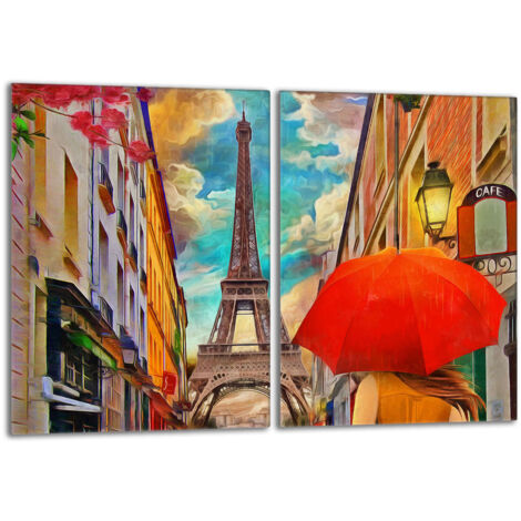 Placa protectora de vidrio para estufa 2x40x52 París