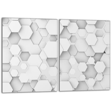 Placa protectora de vidrio para estufa 2x40x52 Patrón