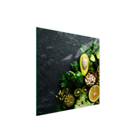 PLACA PROTECTORA DE VIDRIO PARA ESTUFA 50x52 AGUACATE