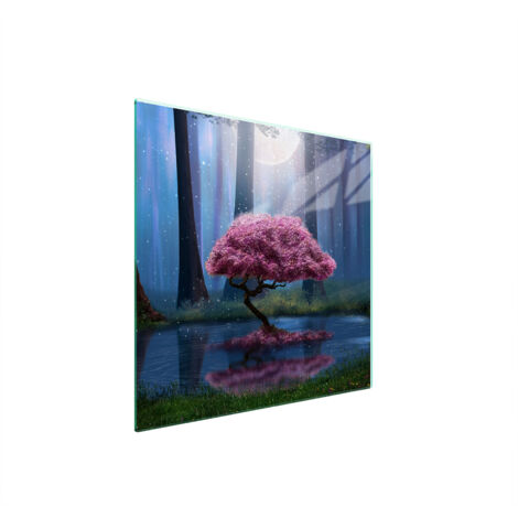 PLACA PROTECTORA DE VIDRIO PARA ESTUFA 50x52 ÁRBOL