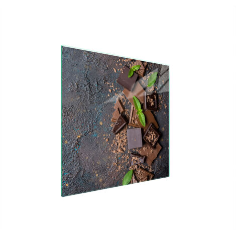 PLACA PROTECTORA DE VIDRIO PARA ESTUFA 50x52 CHOCOLATE