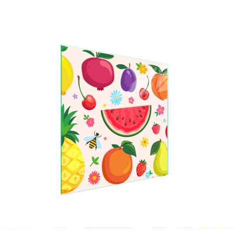 PLACA PROTECTORA DE VIDRIO PARA ESTUFA 50x52 FRUTA