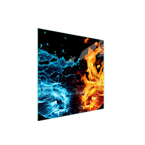 PLACA PROTECTORA DE VIDRIO PARA ESTUFA 50x52 FUEGO