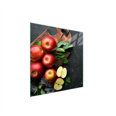 PLACA PROTECTORA DE VIDRIO PARA ESTUFA 50x52 MANZANA