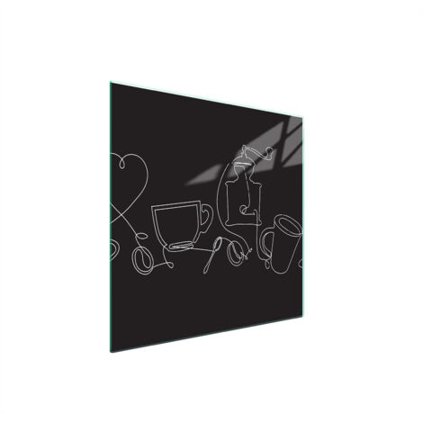 PLACA PROTECTORA DE VIDRIO PARA ESTUFA 50x52 NEGRO