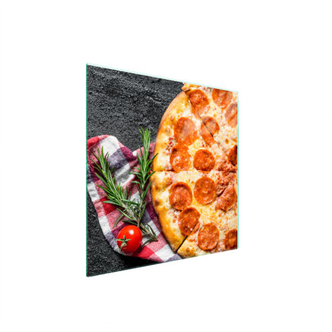 PLACA PROTECTORA DE VIDRIO PARA ESTUFA 50x52 PIZZA