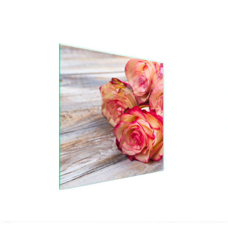 PLACA PROTECTORA DE VIDRIO PARA ESTUFA 50x52 ROSA