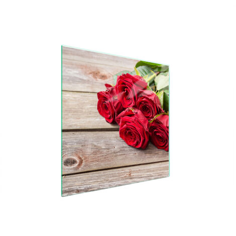 PLACA PROTECTORA DE VIDRIO PARA ESTUFA 50x52 ROSES