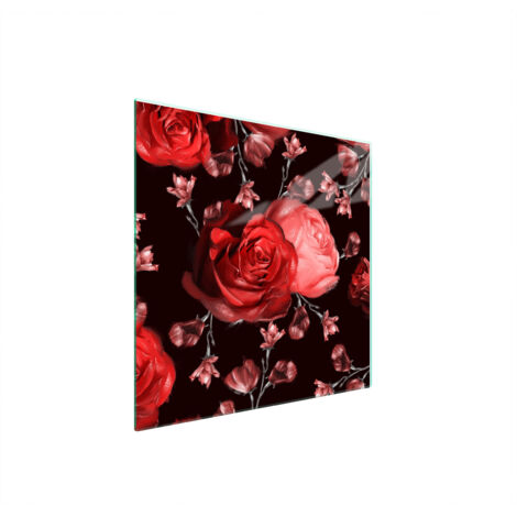 PLACA PROTECTORA DE VIDRIO PARA ESTUFA 50x52 ROSES
