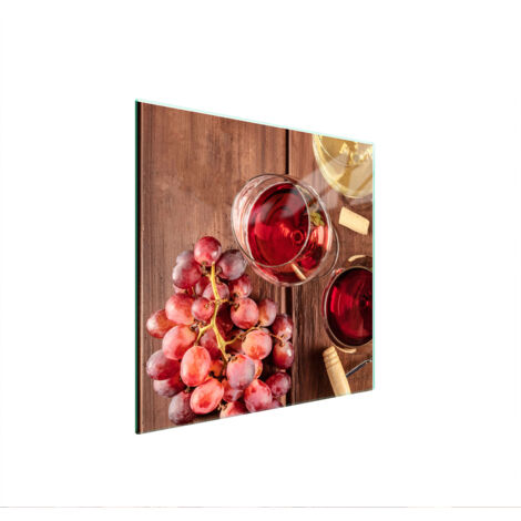 PLACA PROTECTORA DE VIDRIO PARA ESTUFA 50x52 VINO