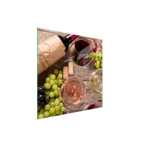 PLACA PROTECTORA DE VIDRIO PARA ESTUFA 50x52 VINO