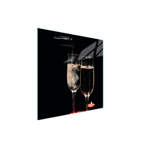 PLACA PROTECTORA DE VIDRIO PARA ESTUFA 50x52 VINO