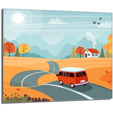 Placa protectora de vidrio para estufa 60x52 Auto