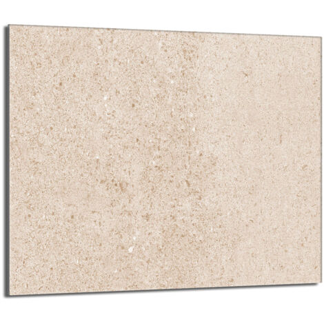 Placa protectora de vidrio para estufa 60x52 Beige