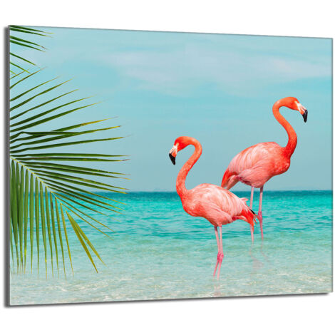 Placa protectora de vidrio para estufa 60x52 Flamingo