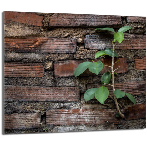 Placa protectora de vidrio para estufa 60x52 Ladrillo