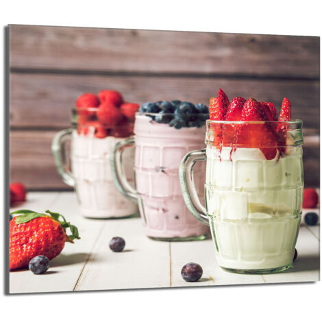Placa protectora de vidrio para estufa 60x52 Postre