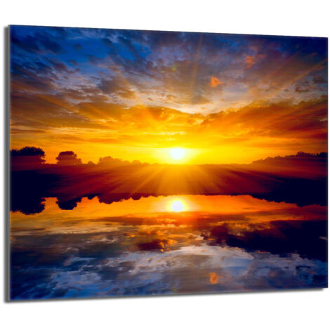 Placa protectora de vidrio para estufa 60x52 Sol