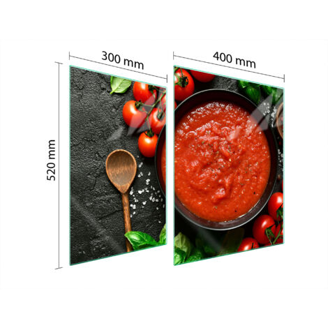 PLACA PROTECTORA DE VIDRIO PARA ESTUFA 70x52 ALIMENTOS